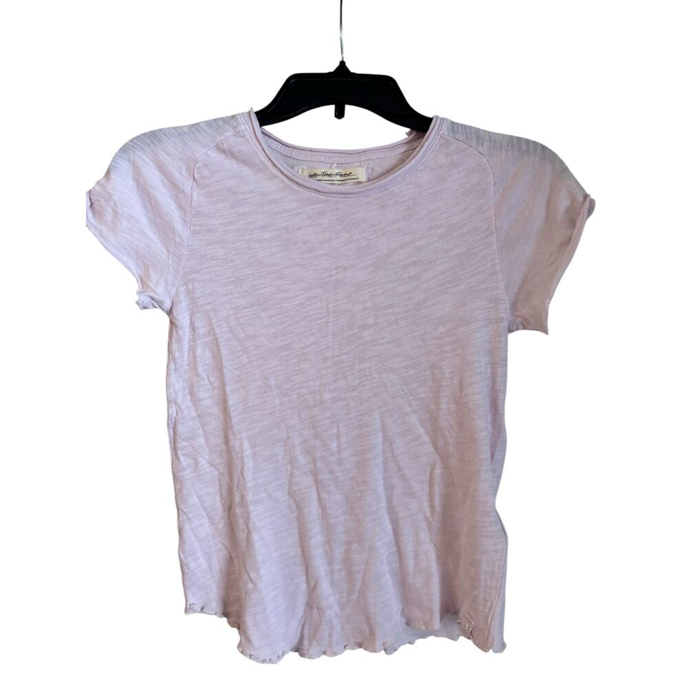 Light Pink Crewneck Tee - Soft Everyday Women's Top